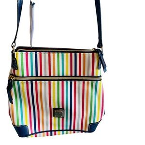 DOONEY & BOURKE NWT Multi Stripe Crossbody Bag